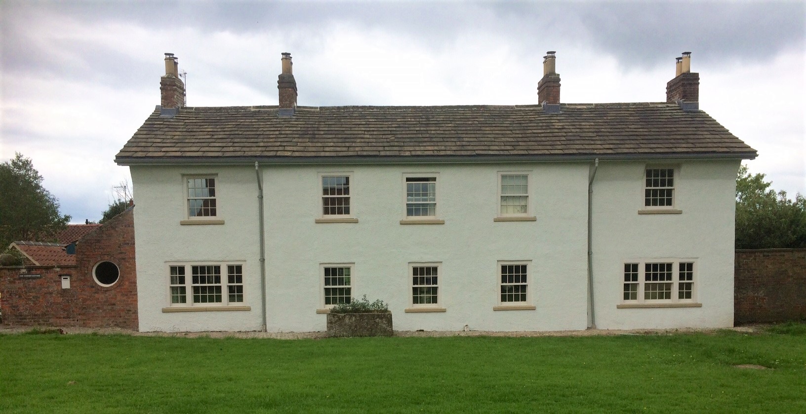 Lime Render and Lime Wash on The Green