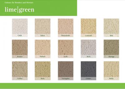 colour swatch for Lime Green Medium Mortar Bulk
