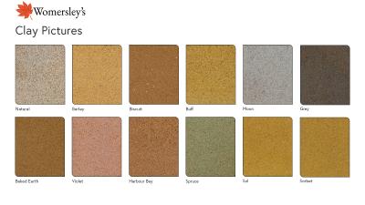 colour swatch for Womersleys Dry Clay Plaster Coloured 12Ltr