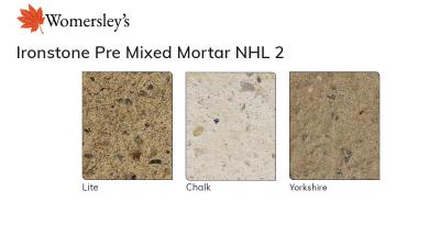 colour swatch for Ironstone Pre Mixed Natural Hydraulic Lime Mortar NHL 2