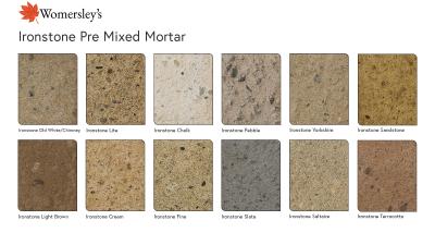 colour swatch for Womersley Ironstone Mortar Colour Chart