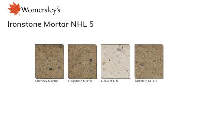 colour swatch for Ironstone Pre Mixed Natural Hydraulic Lime Mortar NHL 5