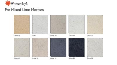 colour swatch for Womersleys Natural Strong Strength Pre Mixed Mortar