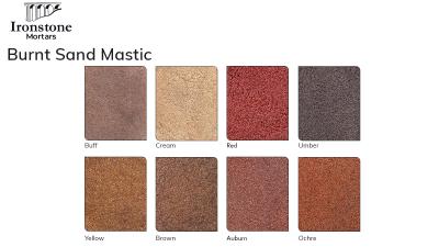 colour swatch for Ironstone Burnt Sand Mastic Colour Chart