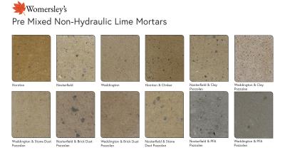 colour swatch for Womersleys Non-Hydraulic Lime Mortar 35kg