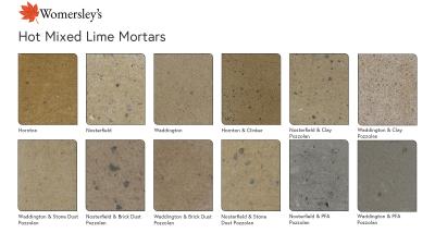 colour swatch for Womersleys Range Hot Mixed Lime Mortar 35kg