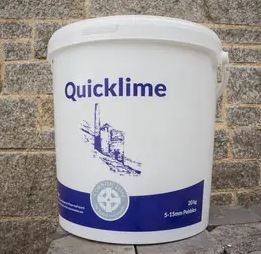 Quicklime Bucket Quicklime Pebble 20kg Womersleys Shop