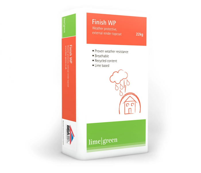 Lime Green Finish WP External Lime Render