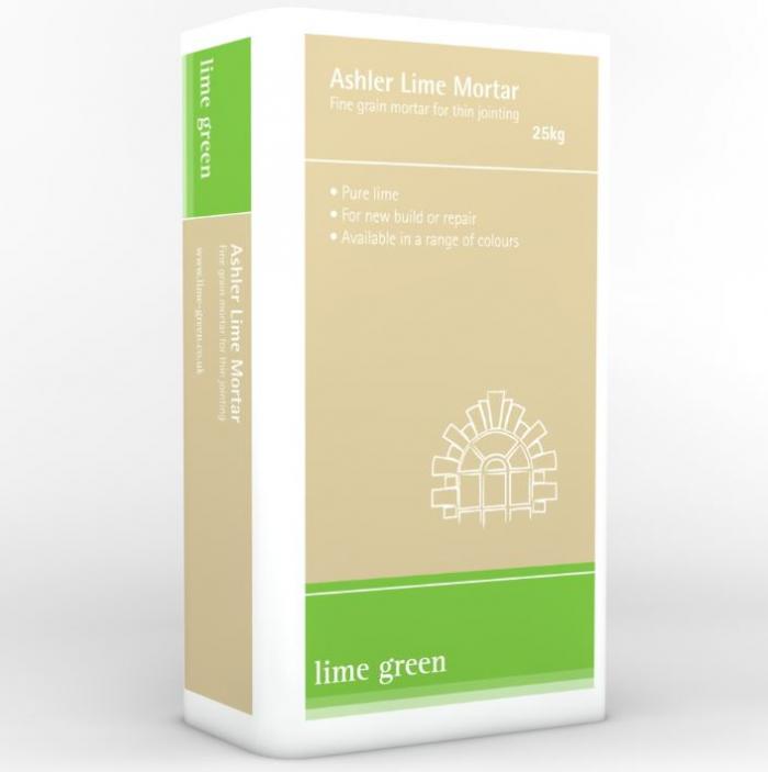 Lime Green Ashlar Lime Mortar Coloured
