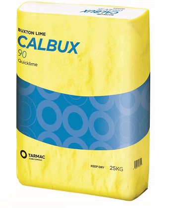 Quick Lime Calbux 90 25kg Bag