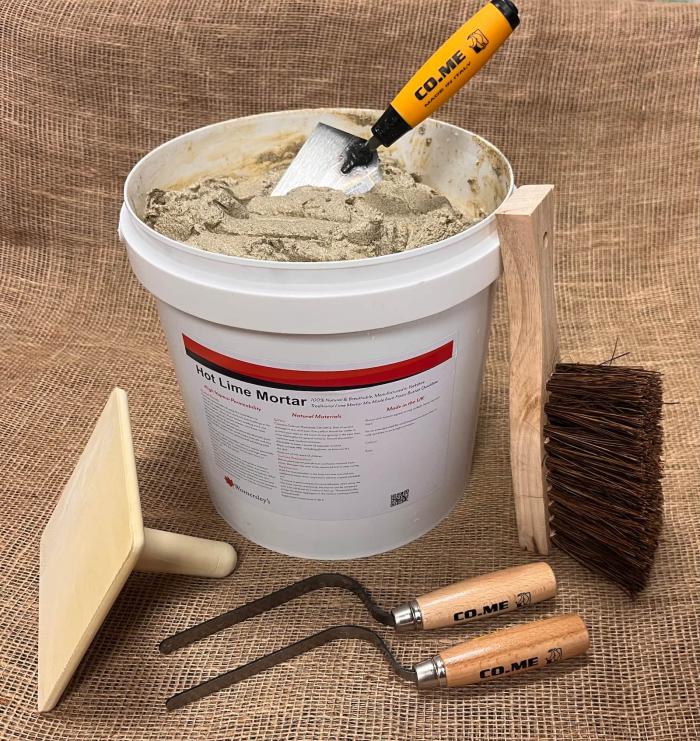 Womersleys Hot Lime Mortar DIY Repointing Kit